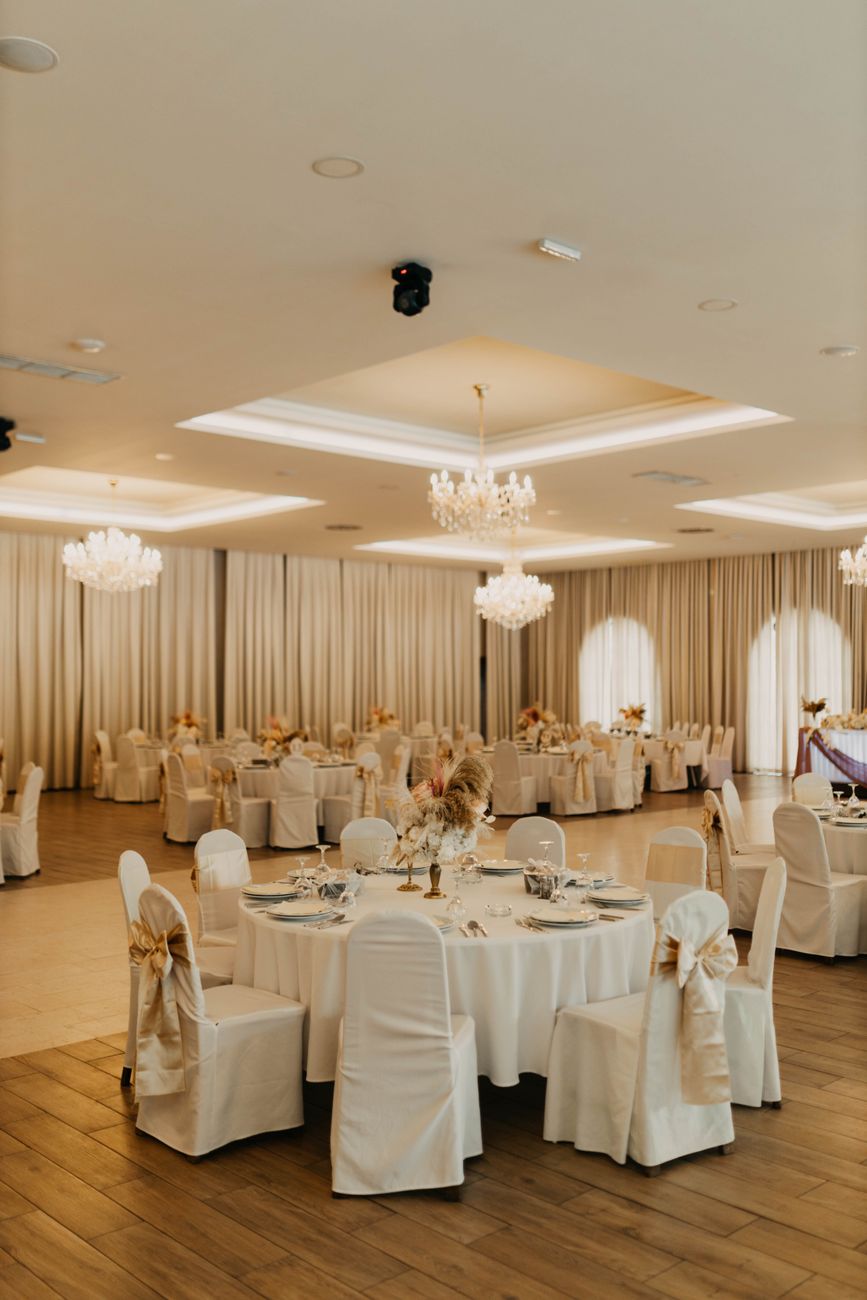 Wedding hall interior layout